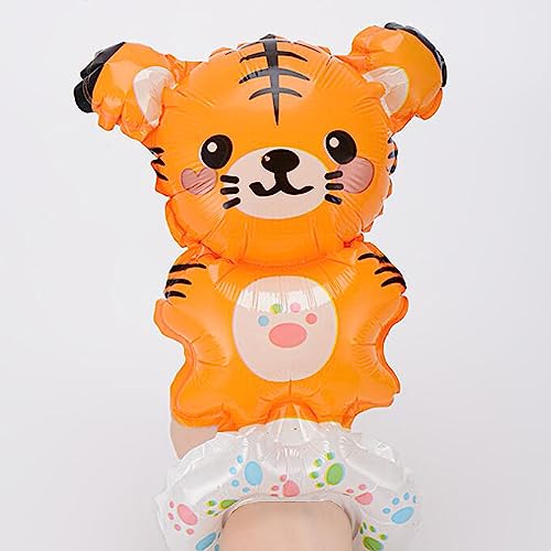 Mangdunt B50 50Pcs Cartoon Zoo Animal Wrist Ballon Wildlife Safari Balloon Animals Balloons Bracelets For Jungle Theme Birthday Party Favors thumb #5