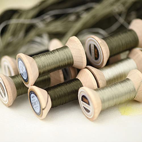 Image of Natural 100% Mulberry Handmade Embroidery Silk Thread Silk Floss (67)
