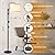 GyroVu Floor Lamp for Living Room, Adjustable Height Standing Lamps with 350° Rotate White Lampshade, 67.5-Inch Modern Tall Lamp Dimmable Floor Lamps for Corner Bedroom Home Office (Bulb Included)