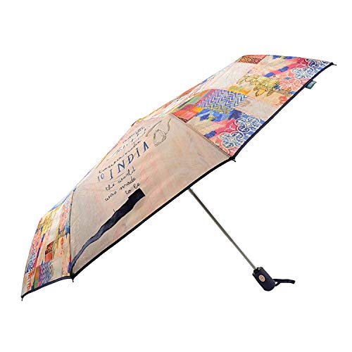 Preisvergleich Produktbild Paula Alonso Anekke Woman Umbrella Open-Close 28870P2 Automatische Aluminium-Windschutzstangen