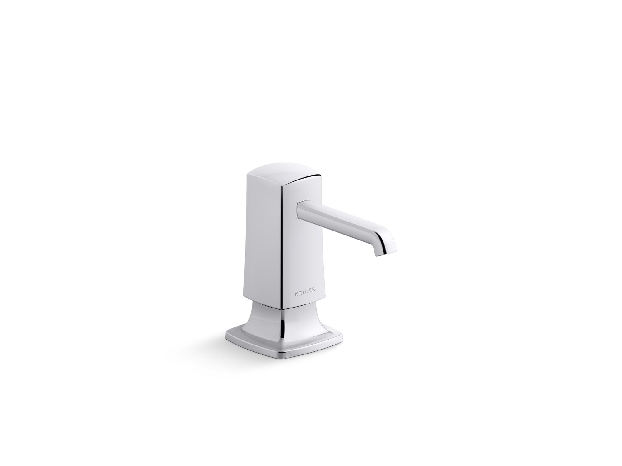 Distributeur de savon Kohler 35760-CP en chrome poli pour évier de cuisine