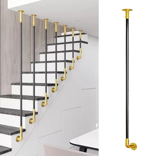 Broches d'escalier en fer forgé de style personnalisable pour hôtel