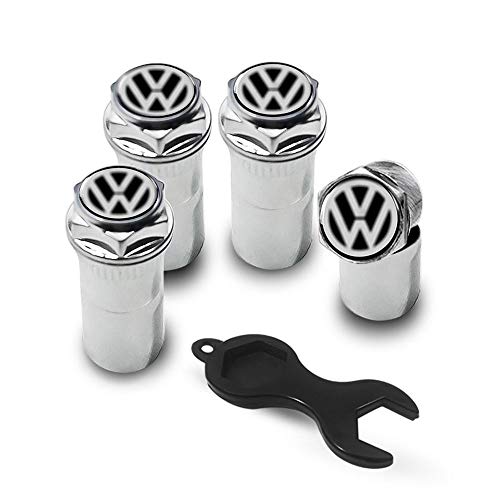 Tampa Bico Pneu Válvula Antifurto Cromado T-Cross