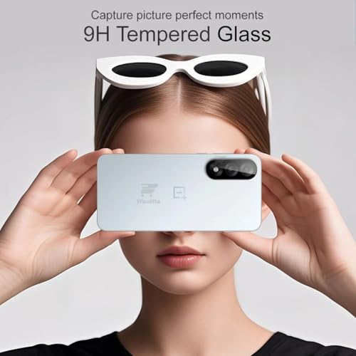 Image of Pack 1- Back Camera Glass Protector for OnePlus Nord 5 5G [3D Premium] Camera Glass Protector (Black)