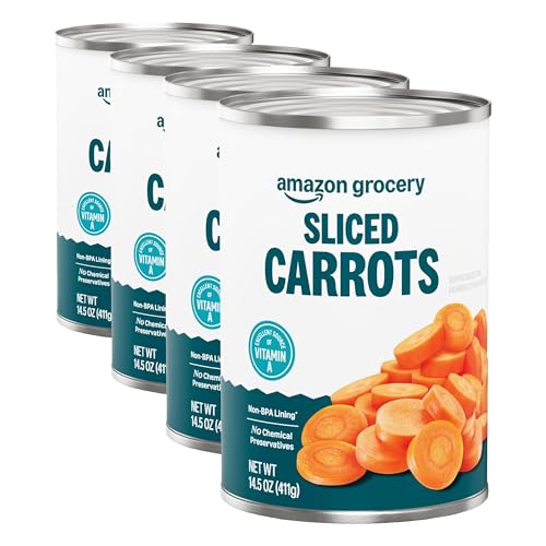 Amazon Canned Sliced Carrots, 14.5oz, 4 cans