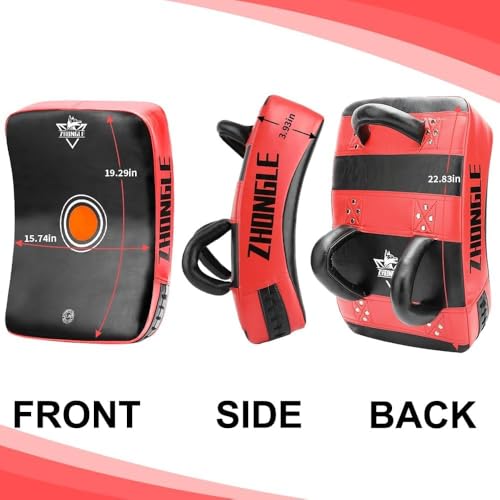 ZHONGLE Kick Shield Groß, Schlagkissen Kampfsport, Fusion Schlagpolster, Schlagpolster Zum Kampfsport, Schlagschild, Schlagpolster Groß