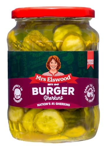 Mrs Elswood Burger Gherkins 670 g