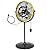HiCFM 4400 CFM 20 Inch Outdoor Misting Fan Pedestal Standing Base with IP44 Enclosed Motor, Detachable Mist Spray Kit, 9 FT Cord & GFCI Plug, 180 Degree Tilted Head, UL Outdoor Approved