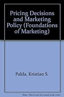 Pricing Decisions and Marketing Policy (Foundations of Marketing) 0136996604 Book Cover