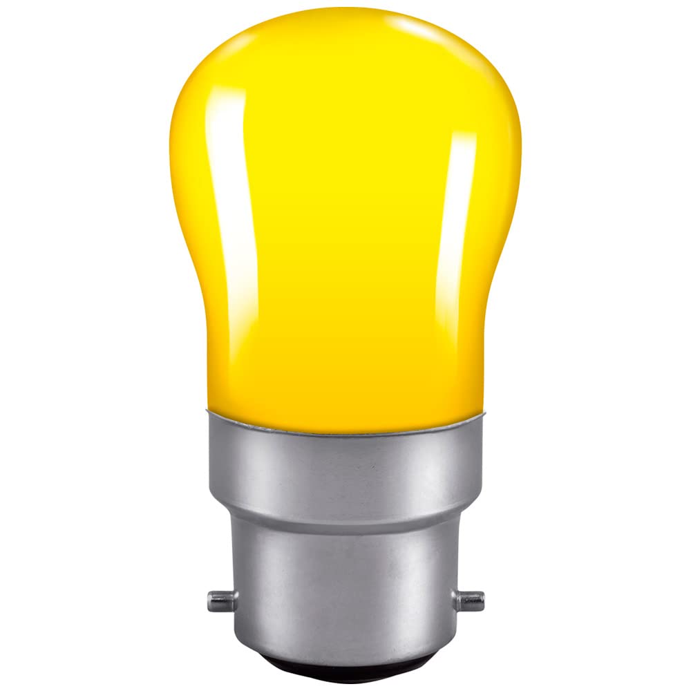 Crompton Lamps Yellow Crompton Pygmy 240V 15W B22d B22, 15 W