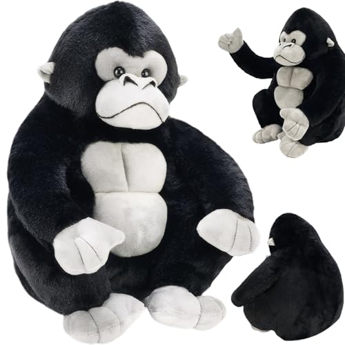 Adorabile compagno di vacanze: porta allegria alle tue festività natalizie con il nostro animale di peluche Gorilla da 16,5 pollici..Questo simpatico peluche è la decorazione festiva perfetta e deliziosa sia per i ragazzi che per le ragazze.