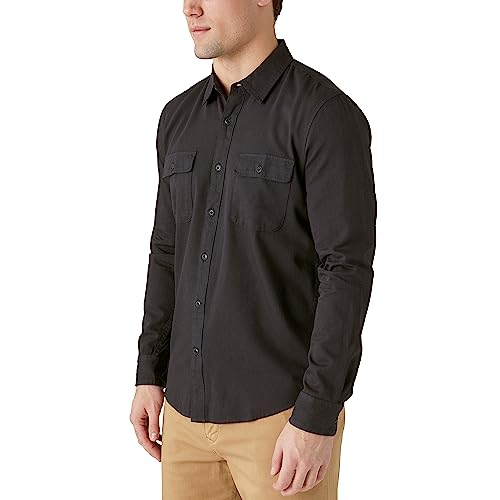 Lucky Brand Men's Lived-in Long Sleeve Utility Shirt3