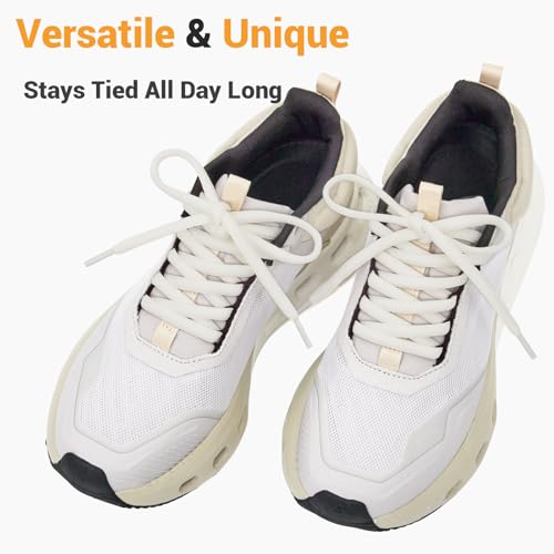 Image of Handshop 1 /4 inch Oval Athletic Shoelaces 24 inch-72 inch in 22 Colors Half Round Shoe Laces