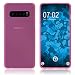 Produktbild PhoneNatic Case kompatibel mit Samsung Galaxy S10 - in Pink Silikon Hülle Cover