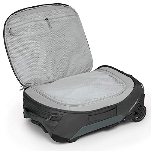 Osprey Transporter Wheeled Global Carry On Luggage, Pointbreak Grey, One Size