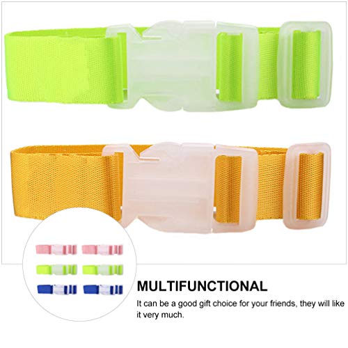 6 peças de tiras de bagagem ajustáveis com fivela de liberação rápida da Besportble, acessórios de v