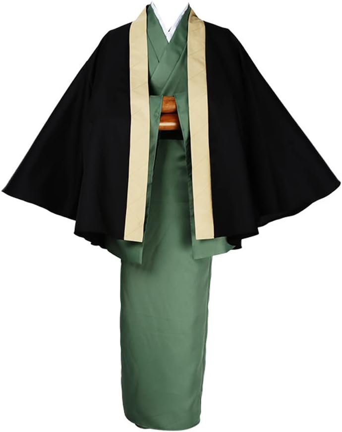 Disfraz de anime Bungo Stray Dogs Cos Fukuzawa Yukichi para cosplay, uniforme kimono para Halloween