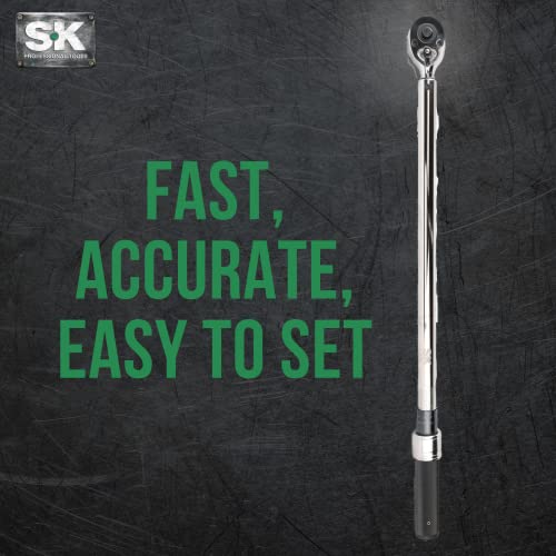Clé dynamométrique réglable SK 77250 micromètre 1/2 pouce 30-250 Ft-lbs