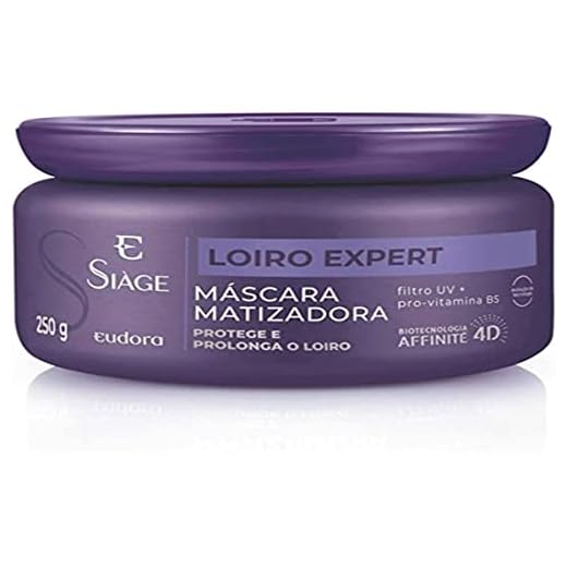 Máscara Capilar Matizadora Siàge Loiro Expert 250g