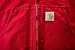 Carhartt Men's J140 Loose Fit Firm Duck Insulated Flannel-Lined Active Jac, Industry Red, Large
