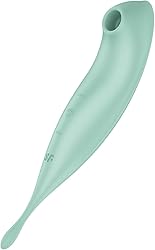 Satisfyer Twirling Pro Connect App vibrador de ondas de presión | vibrador de clítoris para mujeres | silicona respetuosa con el cuerpo | control por Bluetooth y app | juguetes sexuales
