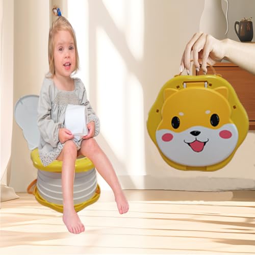 Sunnysmile A-001 Tortable Toddler Potty，Travel Potty，Potty Training Toilet Seat thumb #2