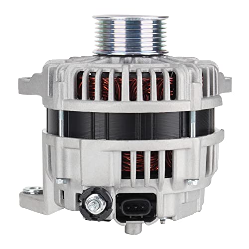 New Alternator for Nissan Xterra Frontier V6 4.0L 2005-2007, Pathfinder 2005 V6 4.0L XE Model, Pathfinder 2006-2007 V6 4.0L S Model, 23100-EA201, 23100-EA20B, AHI0115, LR1110-725, LR1110-725B, 11121