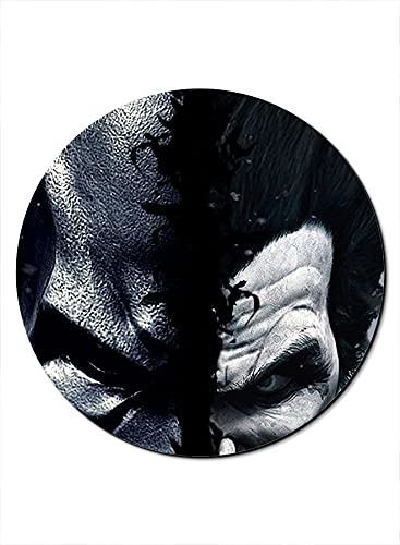 Theodor Round Cute Mouse Pad Mouse Mat with Design, Non-Slip Rubber Base Waterproof Women For Game Office Mouse Pads Size 20 CM Batman