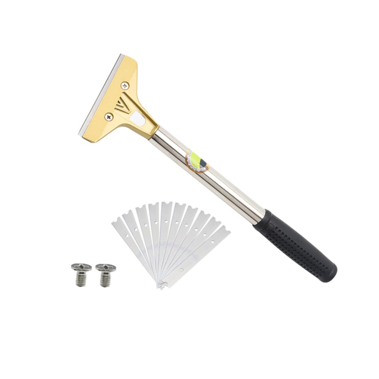 Ciieeo Raspador de Vitrocerámica y Removedor de Pintura Construcción de Aleación de Aluminio Resistente para Limpieza en Talleres y Eliminación de Adhesivos