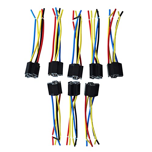 Arnés de enchufe para relé de coche 12V: repuesto de 5 conectores con cables 3