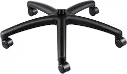 Base Estrela Gamer Presidente para Cadeira com Rodízios em Nylon 325 mm