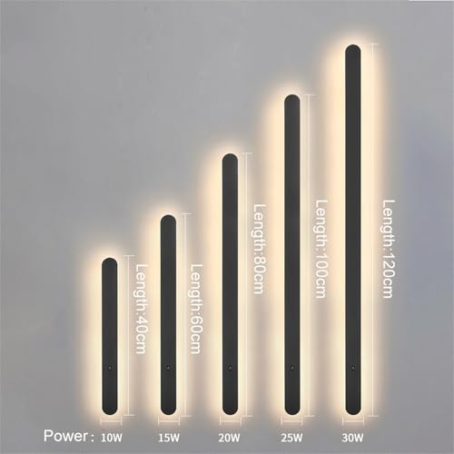 LED aplique de pared con interruptor táctil interior y lámpara de lectura negra 3