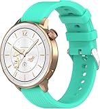 Arkovis compatibile con OPPO Watch X2 Mini/Oneplus Watch3 43mm Cinturino per Orologi, Silicone Cinturino per Orologio, Cinturino di Ricambio Quick-Fit NO260329 (18mm, Teal)