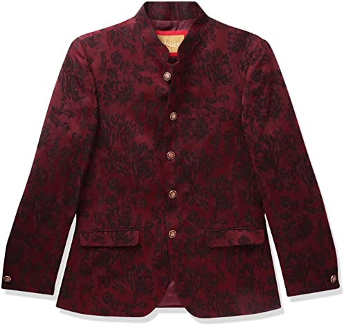 Image of Ethnix by Raymond Men's Jaquard Bandhgala