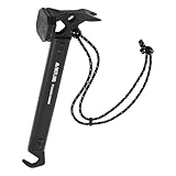 ヴァストランド VASTLAND ペグハンマー 軽量 ショート ステンレス製 キャンプ ハンマー ストラップ付き