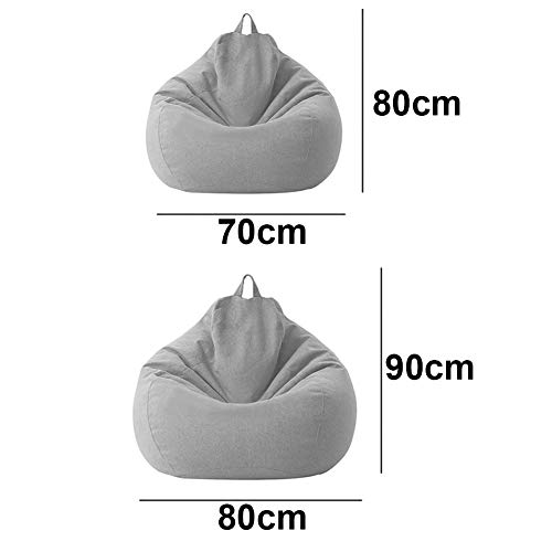 Funda de sofá puff grande para solucionar la falta de asientos cómodos en el salón 3