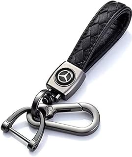 سلسلة مفاتيح اطارات السباق من فورمولا 1، علامة تجارية سوداء، حلقة معدنية