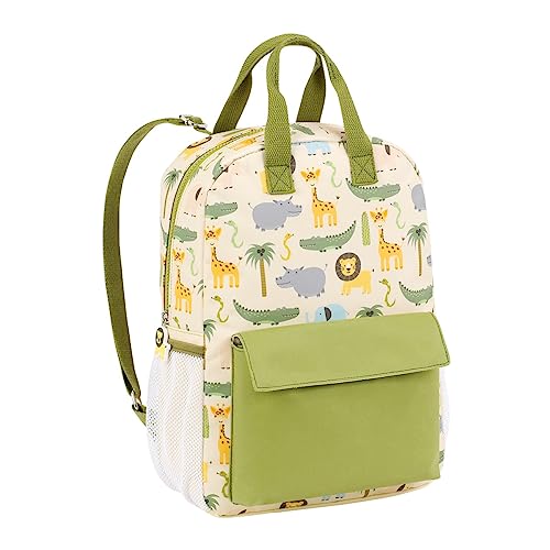 Sac à dos enfant léger Viquel beige motif animaux sac maternelle 1 compartiment