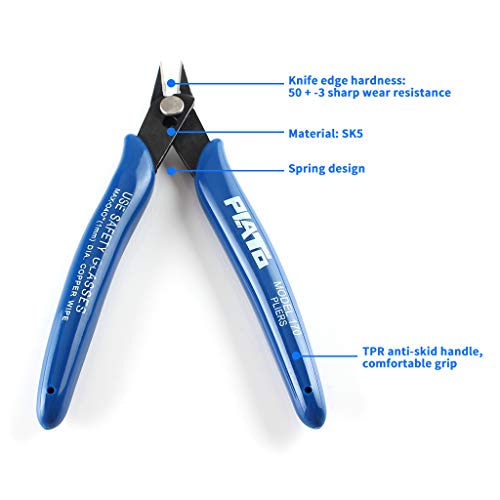 Funien cortador de arame, peças para impressora 3D, cortador de cabo de arame, alicates de corte lat