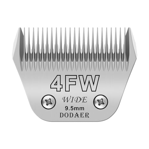 Image of 4FW Dog Grooming Wide Blades,Compatible with Andis,Oster A5,Wahl KM10