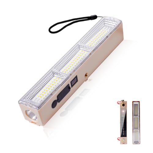 Eleganted Lanterna da Campeggio, 3 Modalità con Base Magnetica, 108 LED Barra Luminosa da Lavoro,...
