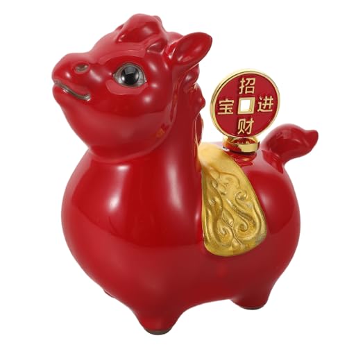 Amulette Sculpture Cheval Chinois Présent Idéal pour Décoration