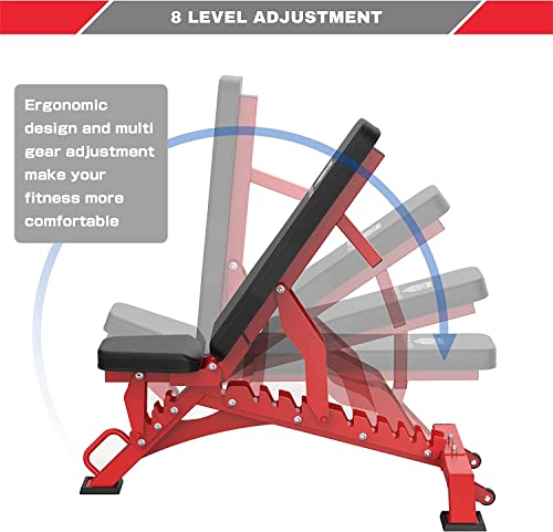 Major Lutie Power Cage With Weight Bench, Plm04 1400 Lbs Power Rack With Multi-Function Cable Crossover Machine And More Strength Training Attachment, Sliver Plm04- Power Cage With Weight Bench #TOP4