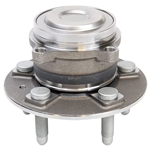 Image of TRQ Front Left and Right Wheel Bearing and Hub Assembly Set 2 Piece Compatible with 2012-2016 Tesla S
