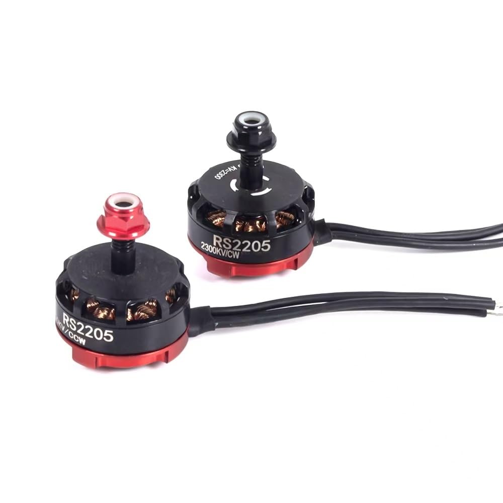 Adatto for FPV RC QAV250 X210 Racing Drone Multicopter RS2205 2205 2300KV CW CCW Motore Brushless(RS 2205 CW 4PC)