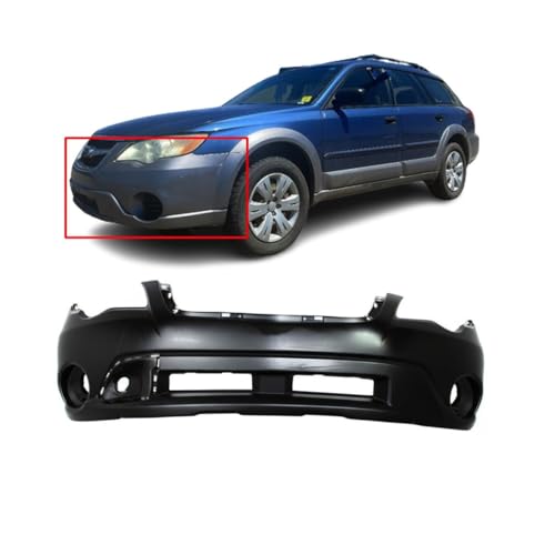Image of FitParts Compatible with Subaru Outback 2008-2009 Front Bumper Cover | Primed, Wagon, Ready to Paint, OEM 57704AG32A, SU1000159