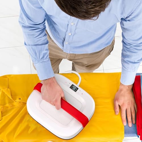 Máquina portátil de termofijado manual para camisetas miniatura 4