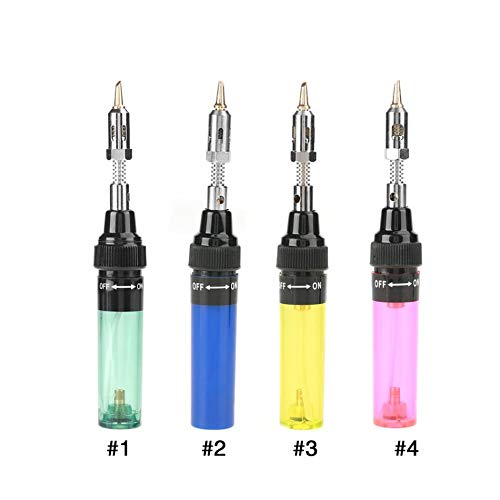 MEETOZ 10 in 1 Butane Gas Soldering Iron Set Cordless Welding Kit Torch