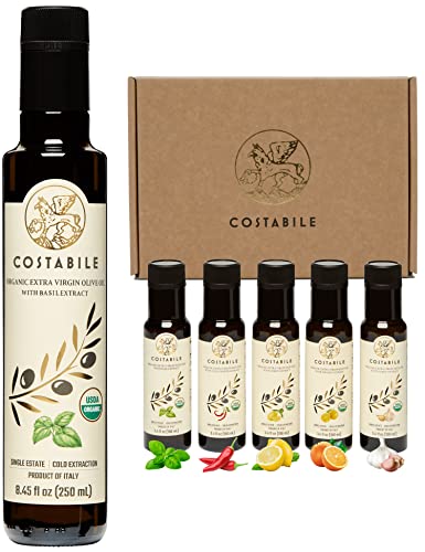 Set de 5 botellas de aceite de oliva extra virgen miniatura 1