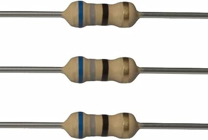 Insignia Labs - 68 Ohm Resistor (50Pcs) - 68 Ohm 1/4w (0.25 Watt) ?5% Tolerance Metal Film Fixed Resistor